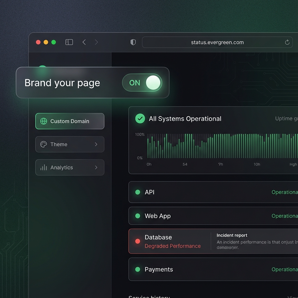 Branded page on your own sub-domain